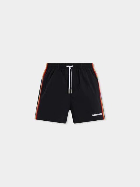 DSQUARED2 BE PROUD MIDI SWIM BOXER