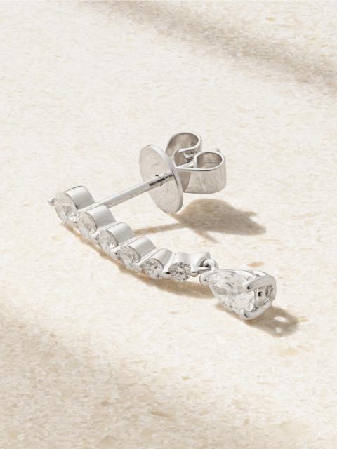 ANITA KO 18-karat White Gold Diamond Single Earring