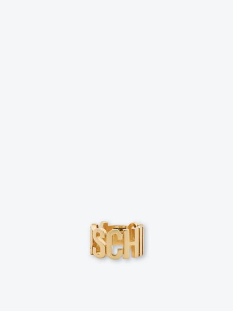 Moschino LETTERING LOGO RING