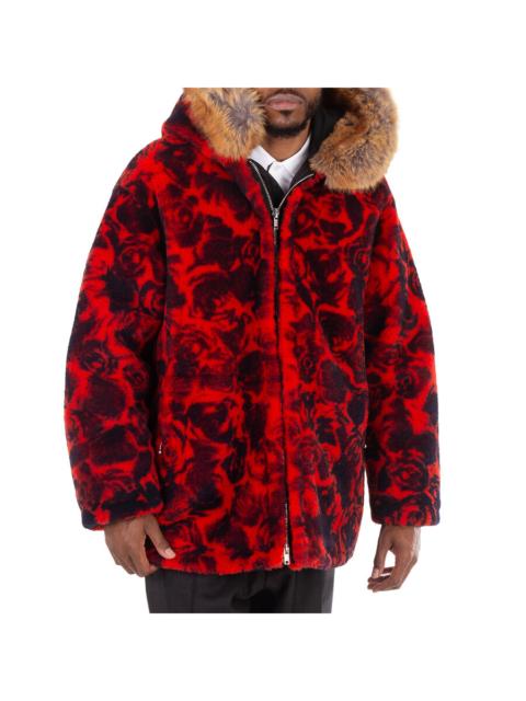 Burberry Burberry Shearling Jacket With Floral Print