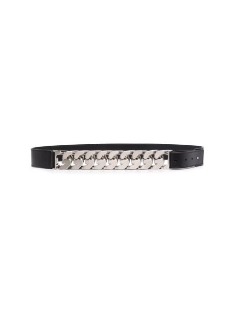 Givenchy chain-link leather belt