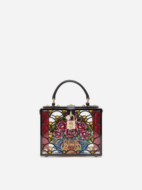 Dolce & Gabbana Dolce Box bag in inlaid plexi
