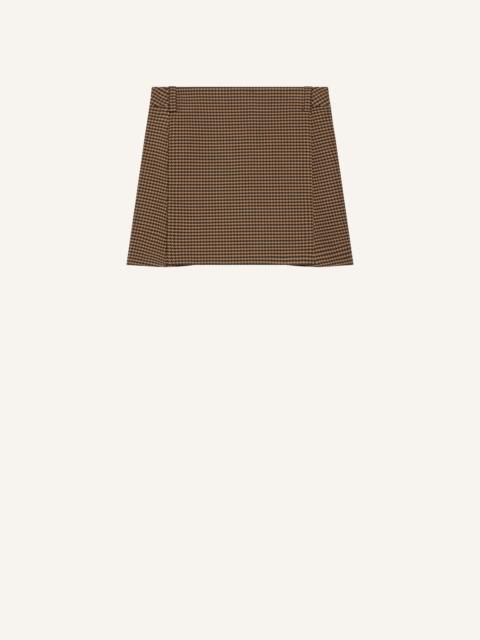 courrèges HOUNDSTOOTH MINI SKIRT