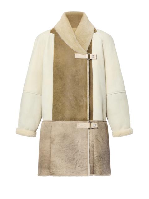 Louis Vuitton Patchwork Shearling Coat