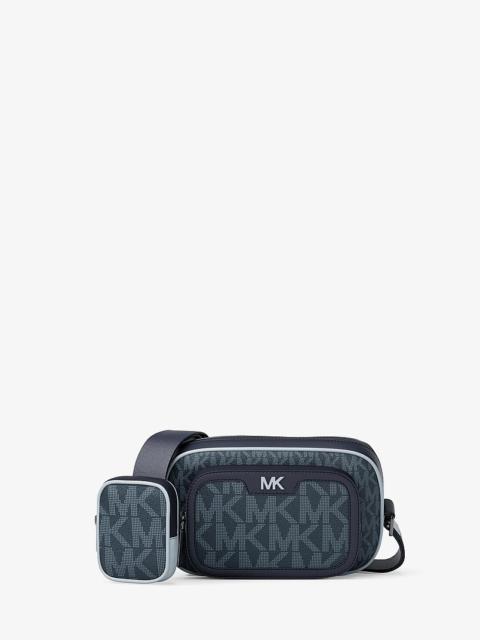 MICHAEL KORS Cooper Small Signature Logo Camera Crossbody Bag With Pouch