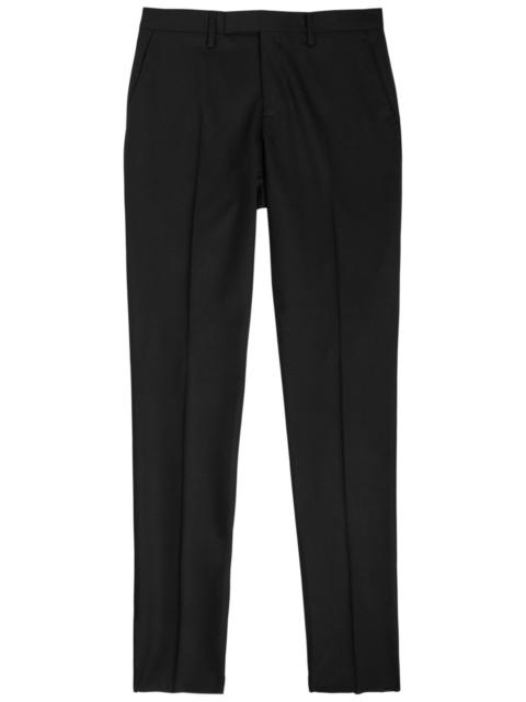 LARDINI Lardini Tapered-leg Stretch-wool Trousers