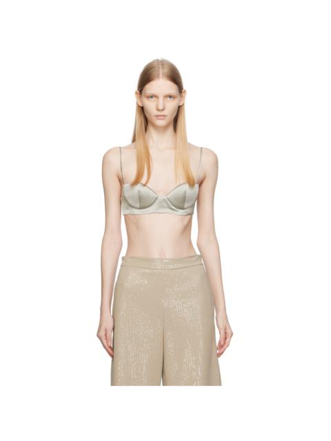 BEVZA Gray Seashell Camisole