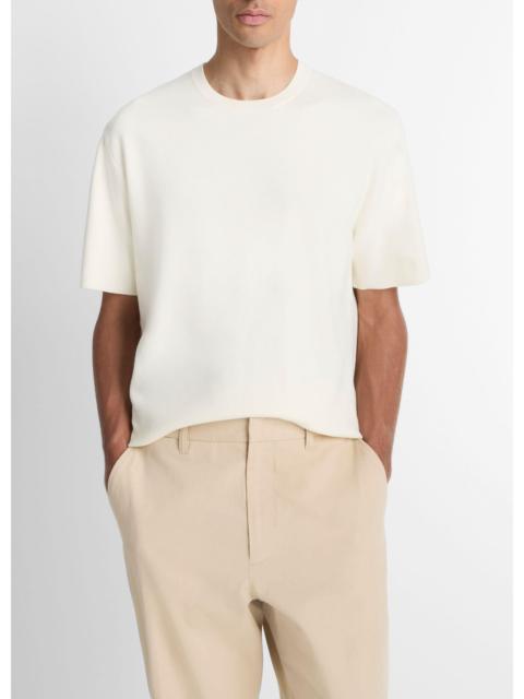 Vince Milano Short-Sleeve Crew Neck Sweater