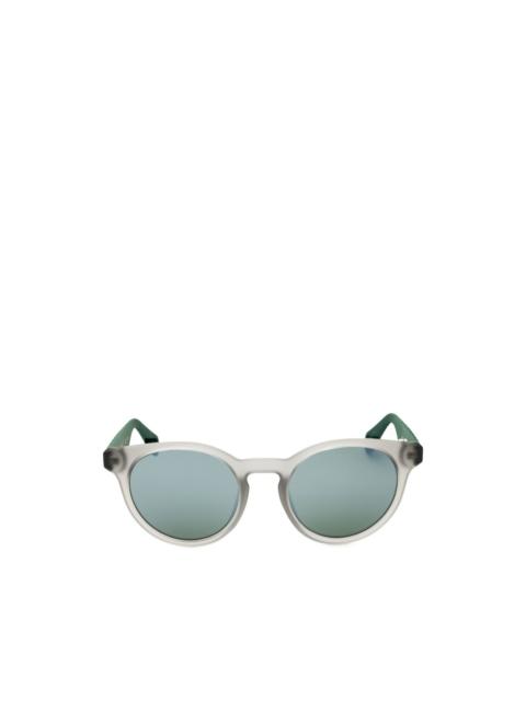 adidas colour-block round-frame sunglasses