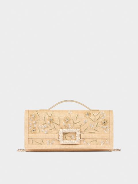 Roger Vivier Belle Vivier Clutch in canvas
