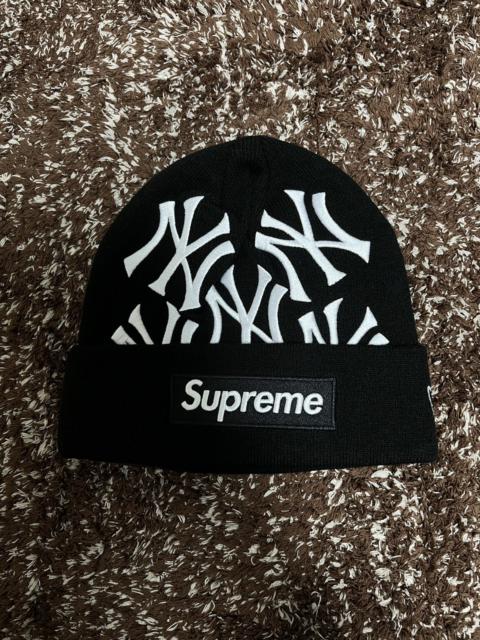 Supreme Supreme New York Yankees New Era Box Logo Black Beanie, goodkidzclub