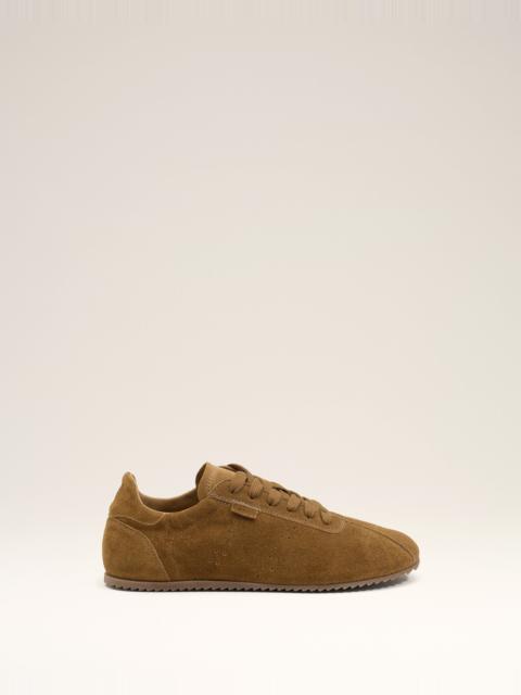 AMI Paris BROWN COW LEATHER SOFT SNEAKERS