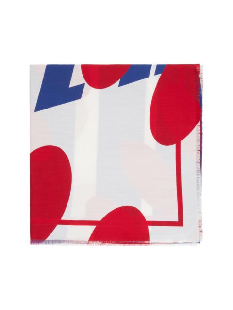Jean Paul Gaultier Multicolor 'The Junior Polka-Dot' Sarong Scarf