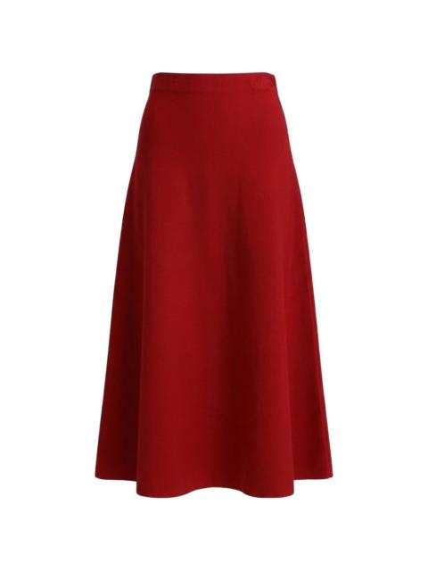 Valentino flared midi skirt