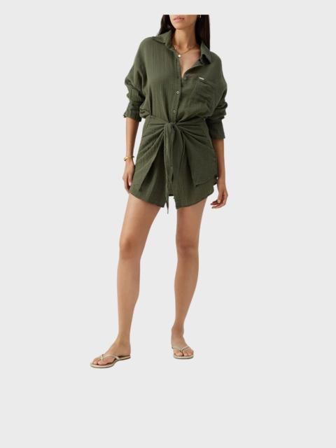 MELISSA ODABASH Dress Sara Cruise Olivgrön