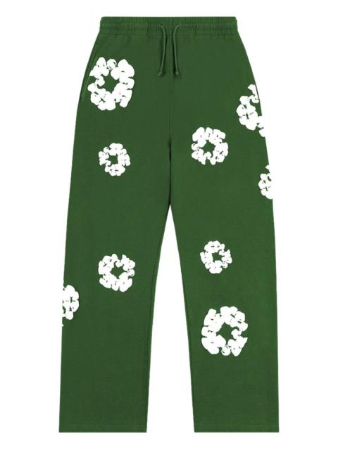 DENIM TEARS wreath-print track pants