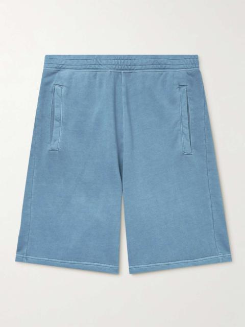 Nelson Straight-Leg Pigment-Dyed Cotton-Jersey Shorts
