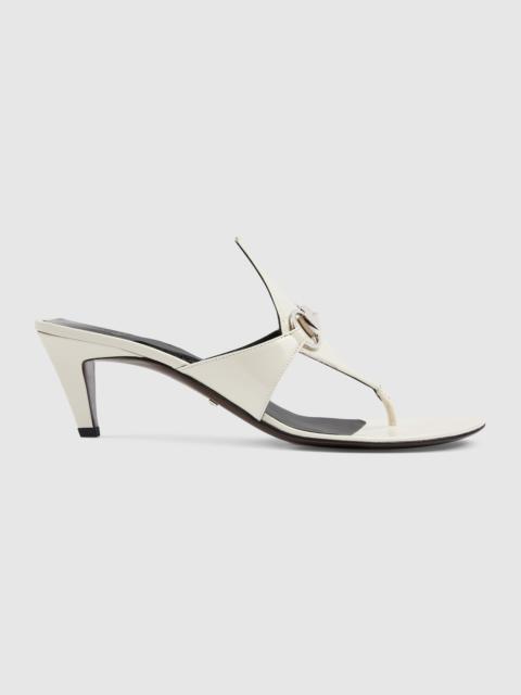 GUCCI Women's thong sandal with Horsebit