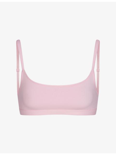 SKIMS Everyday Cotton Scoop Bralette