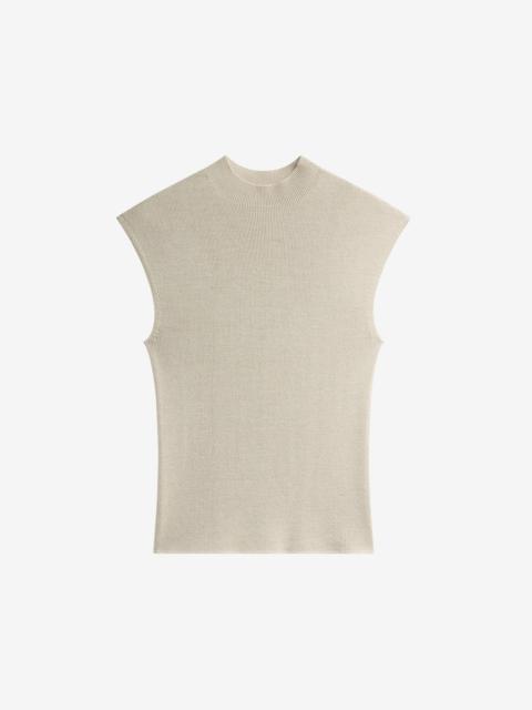 The Frankie Shop Troyes Knit Top - Beige