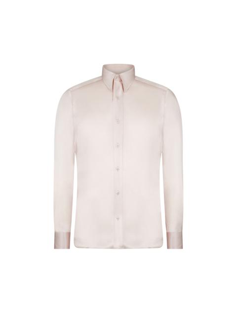 SILK CHARMEUSE SLIM FIT SHIRT