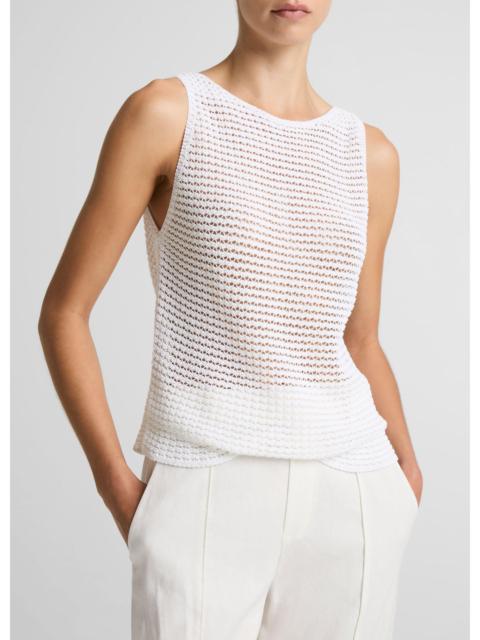 Vince Italian Cotton-Blend Cord Tank