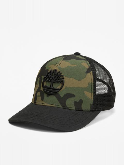 Timberland Camo Print Trucker Cap