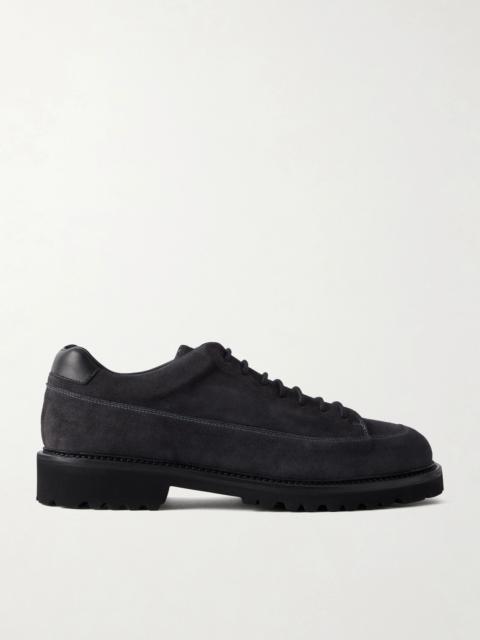 Common Projects Leather-Trimmed Suede Hiking Boots