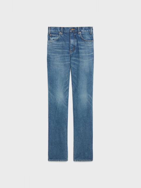 CELINE TOMBOY JEANS IN SUNSHINE WASH DENIM
