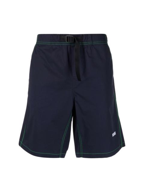 logo-print sports shorts