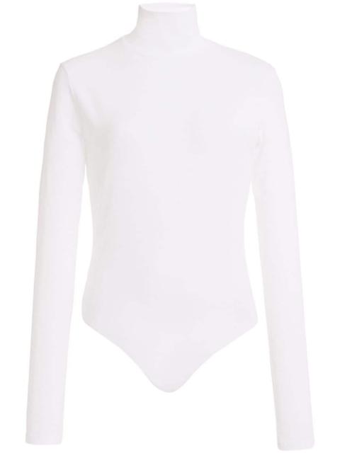 roll-neck long-sleeve bodysuit