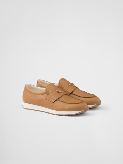 Leather loafers