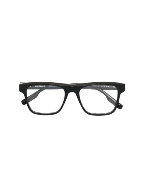 Montblanc square-frame glasses