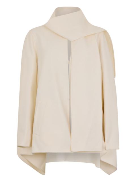 Valentino Caban draped collared jacket