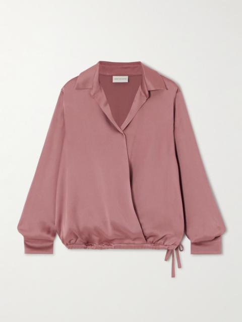 Dries Van Noten Cedal Satin Blouse