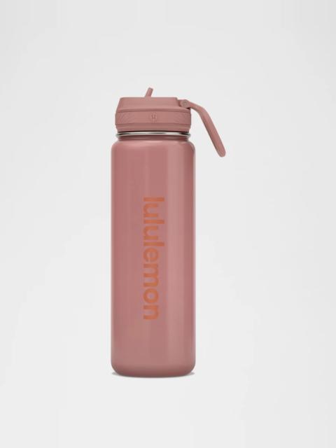 lululemon Back to Life Sport Bottle 24oz Straw Lid *Shine