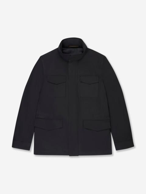 SLOWEAR Technical fabric field jacket
