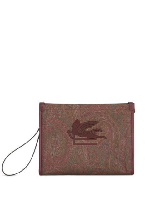 Etro paisley-print logo wallet