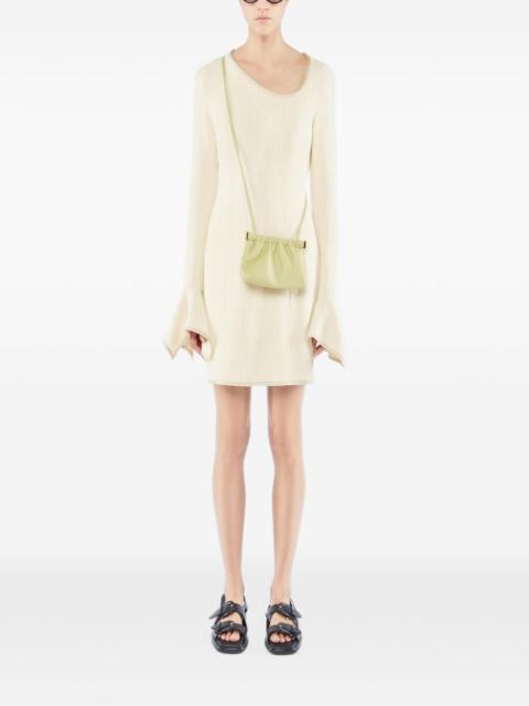 Nanushka Elva fluted-sleeve mini dress