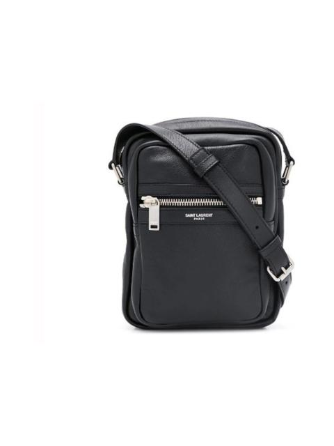 SAINT LAURENT Saint Laurent Leather Sid Crossbody Black