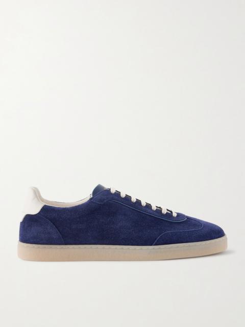 Coda di Rondine Suede Sneakers Navy
