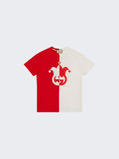 GUCCI jester-print cotton T-shirt