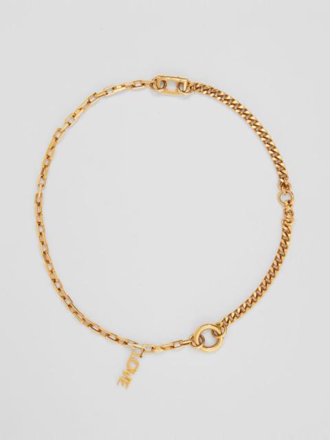 Burberry Gold-plated Love Necklace