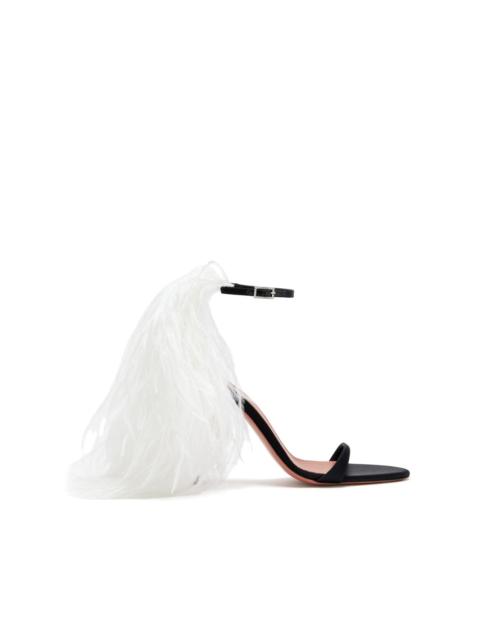 Amina Muaddi 105mm Jerry sandals