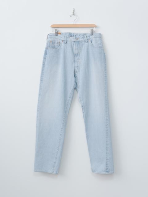 KAPTAIN SUNSHINE 5P Zipper Front Denim Pants - Indigo Ice Wash