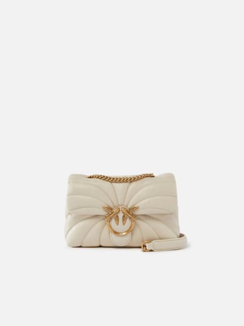 PINKO LOVE BAG PUFF BUTTERFLY MINI NAPPA LEATHER CROSSBODY BAG