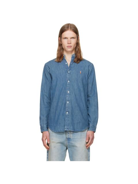 Polo Ralph Lauren Navy Classic Fit Denim Shirt