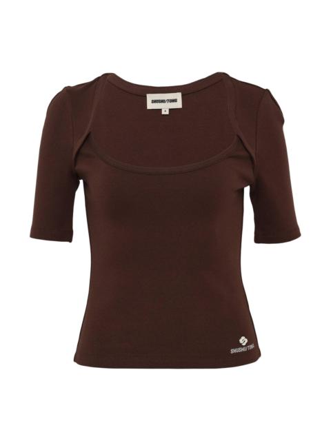 SHUSHU/TONG Raglan Round Neck T-Shirt