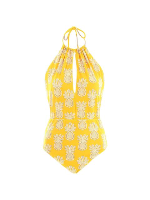 La DoubleJ Esther pineapple-print swimsuit