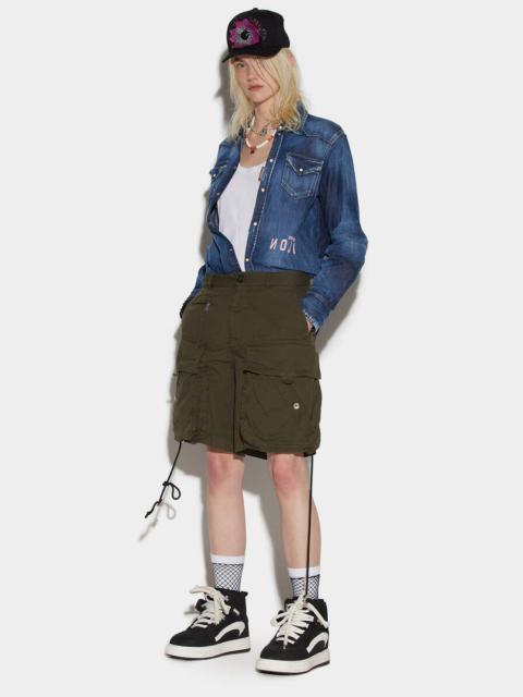 DSQUARED2 CARGO BAGGY SHORTS